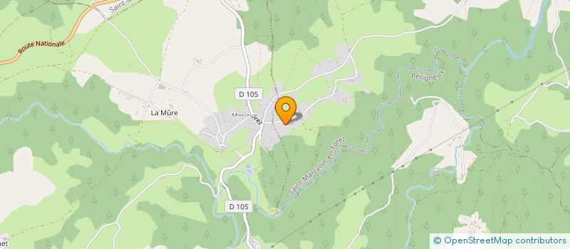 localisation de l'entreprise A2 SOLUTIONS  SAINT-MARCELLIN-EN-FOREZ