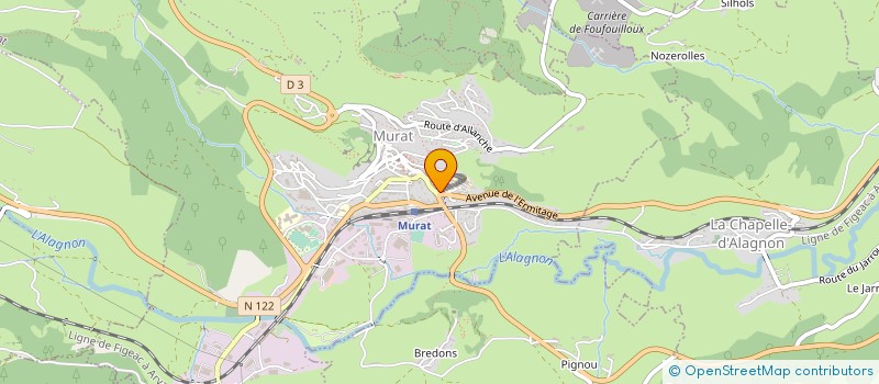 localisation de l'entreprise A2 TECHNOLOGIES à MURAT