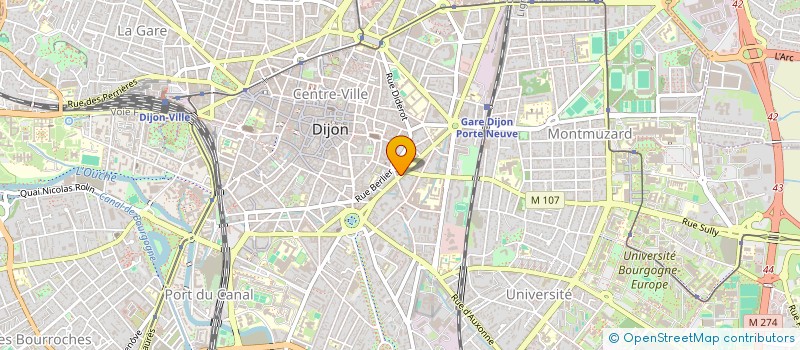 localisation de l'entreprise A21  DIJON