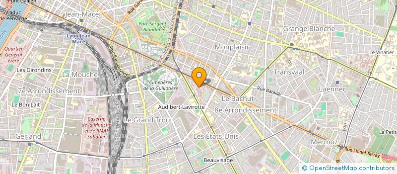 localisation de l'entreprise A21 - STUDIO  LYON