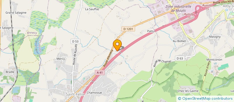 localisation de l'entreprise A2A  SAINT-FELIX