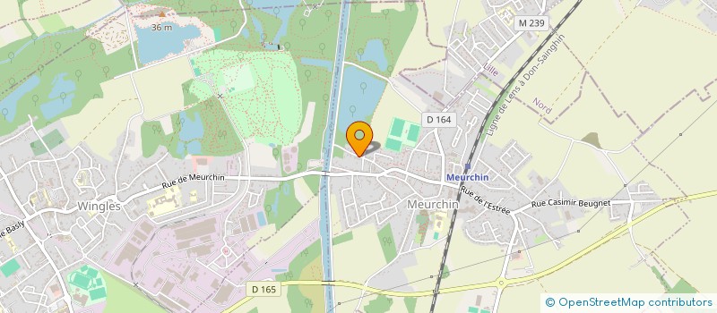 localisation de l'entreprise A2A  MEURCHIN