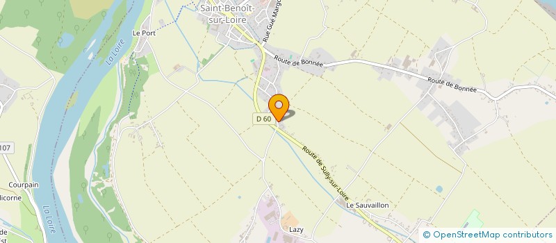 localisation de l'entreprise A2A  SAINT-BENOIT-SUR-LOIRE