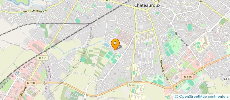 localisation de l'entreprise A2A'PARTAGE à CHATEAUROUX
