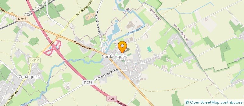 localisation de l'entreprise A2B  AUDRUICQ