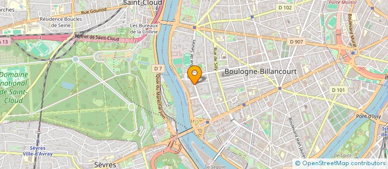 localisation de l'entreprise A2B à BOULOGNE-BILLANCOURT