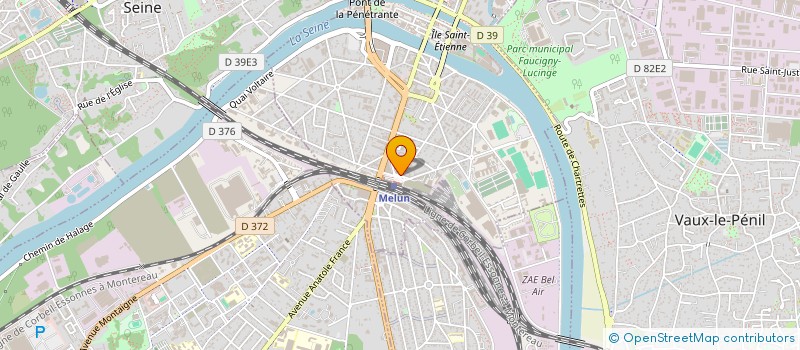 localisation de l'entreprise A2B à MELUN