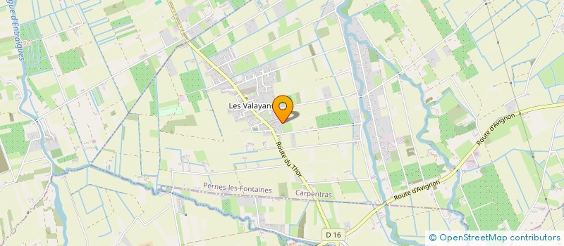 localisation de l'entreprise A2B  PERNES-LES-FONTAINES