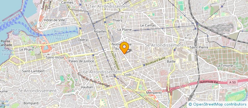 localisation de l'entreprise A2B  MARSEILLE