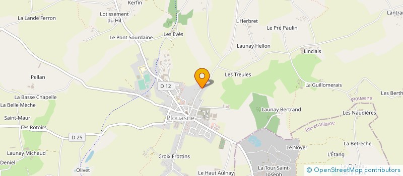 localisation de l'entreprise A2B ASSAINISSEMENT à PLOUASNE