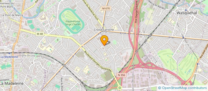 localisation de l'entreprise A2B AUDIT à MARCQ-EN-BARŒUL