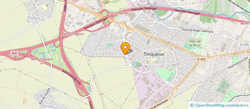 localisation de l'entreprise A2B CONCEPT à TINQUEUX