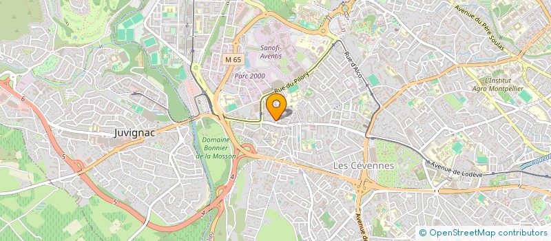 localisation de l'entreprise A2B CONSTRUCTION à MONTPELLIER