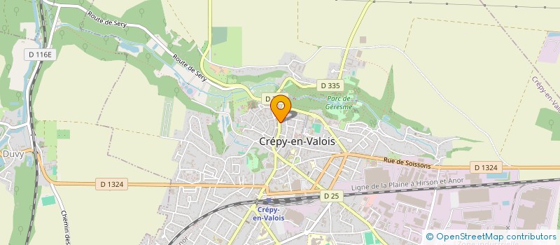 localisation de l'entreprise A2B DIAG  CREPY-EN-VALOIS