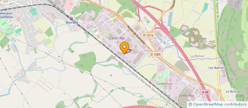 localisation de l'entreprise A2B ENTREPRISE  VOREPPE