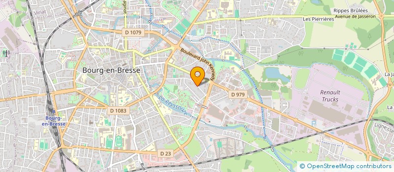 localisation de l'entreprise A2B HOLDING  BOURG-EN-BRESSE