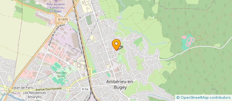 localisation de l'entreprise A2B-SI à AMBERIEU-EN-BUGEY
