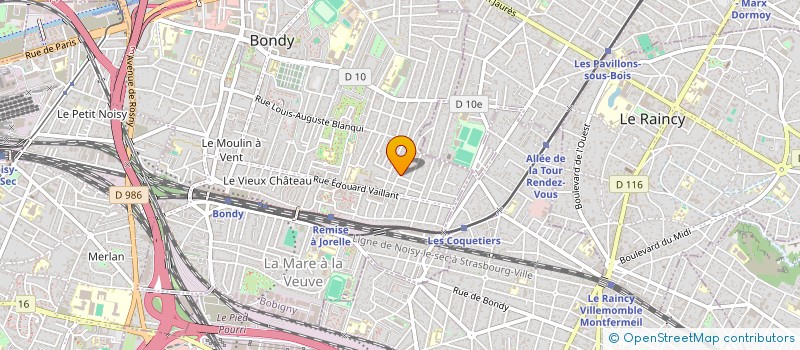 localisation de l'entreprise A2B SIGNA LED  BONDY