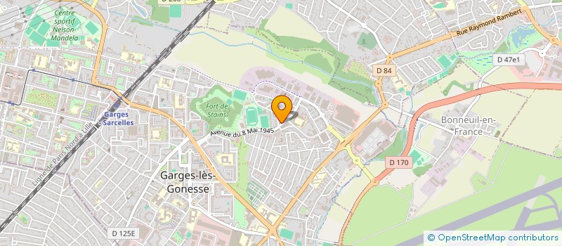 localisation de l'entreprise A2B TRANS  GARGES-LES-GONESSE