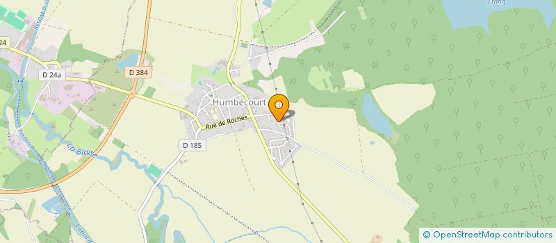 localisation de l'entreprise A2BAIES à HUMBECOURT