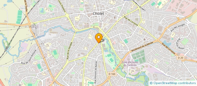 localisation de l'entreprise A2BC  CHOLET