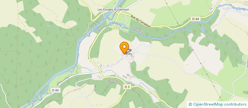 localisation de l'entreprise A2BC à XERTIGNY