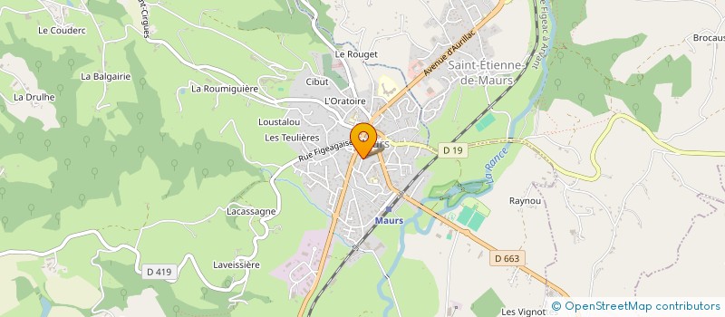 localisation de l'entreprise A2BCE CAPITAL  MAURS