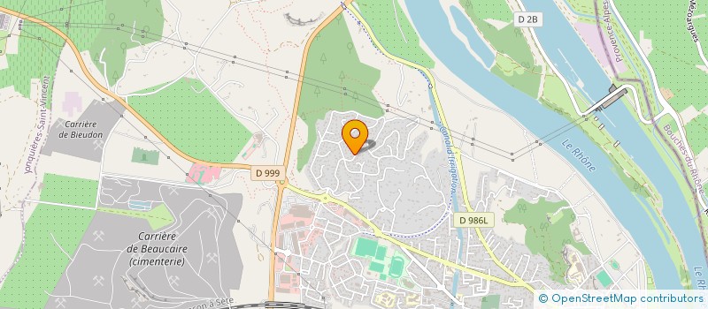 localisation de l'entreprise A2BF  BEAUCAIRE