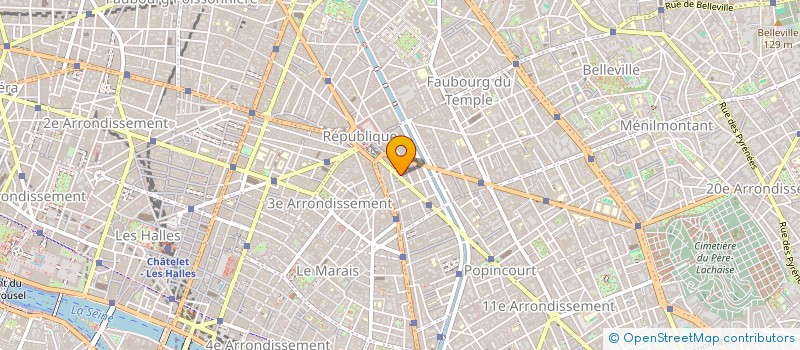 localisation de l'entreprise A2BH  PARIS