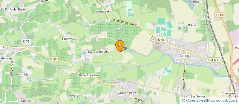 localisation de l'entreprise A2BV  ARNAS