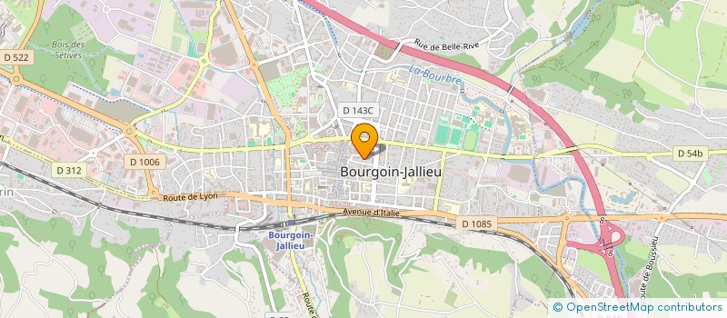 localisation de l'entreprise A2C 38 à BOURGOIN-JALLIEU