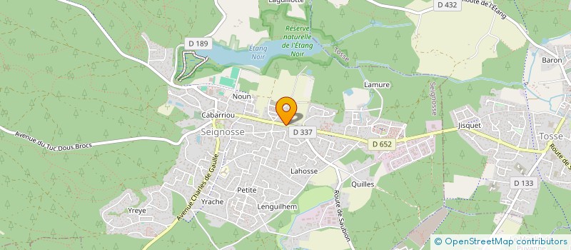 localisation de l'entreprise A2C à SEIGNOSSE