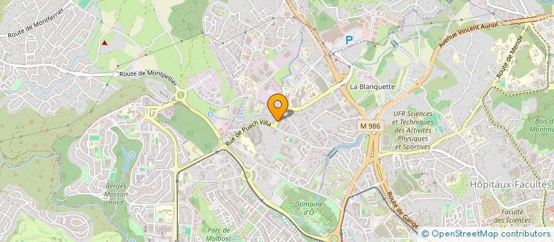 localisation de l'entreprise A2C à MONTPELLIER