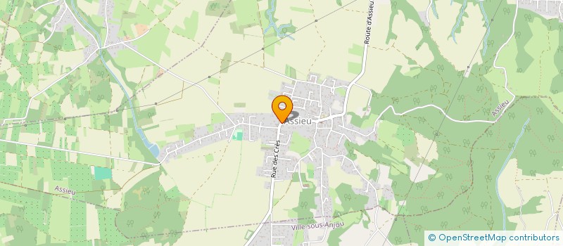 localisation de l'entreprise A2C  ASSIEU