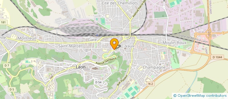 localisation de l'entreprise A2C  LAON