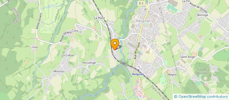 localisation de l'entreprise A2C 74 à REIGNIER-ESERY