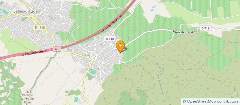 localisation de l'entreprise A2C  FLEURY