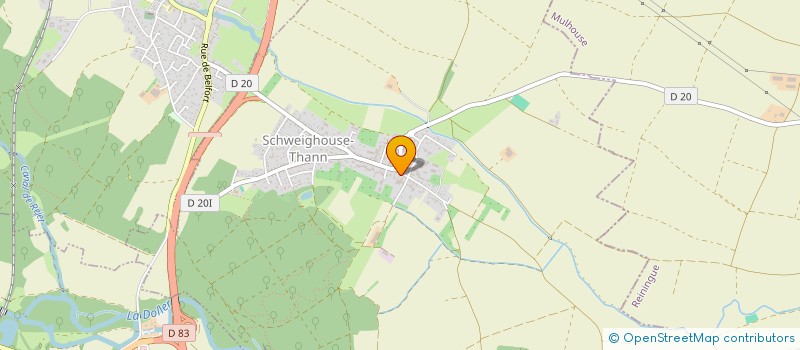 localisation de l'entreprise A2C  SCHWEIGHOUSE-THANN