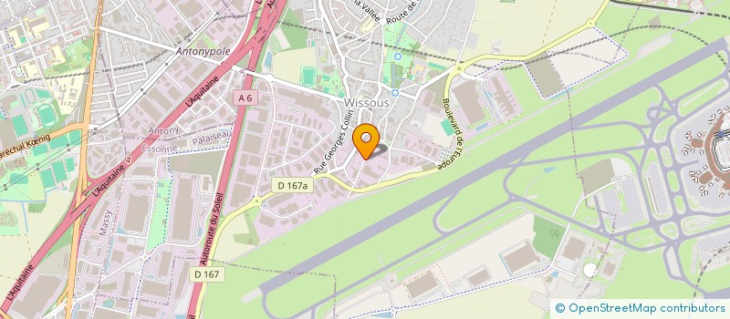 localisation de l'entreprise A2C à WISSOUS