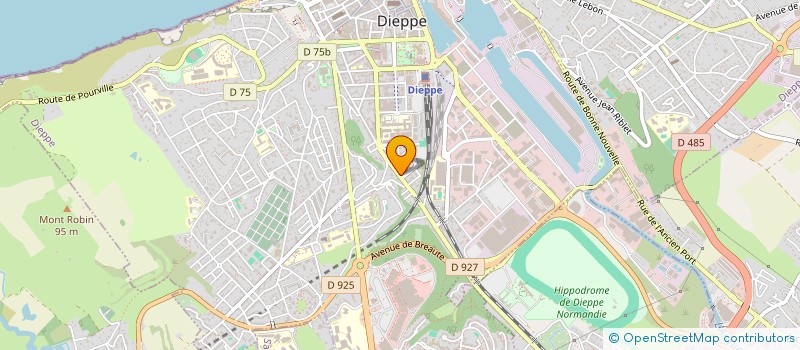 localisation de l'entreprise A2C  DIEPPE