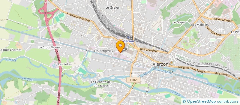 localisation de l'entreprise A2C BATIMENT  VIERZON