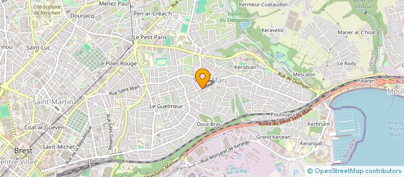 localisation de l'entreprise A2C BREST à BREST