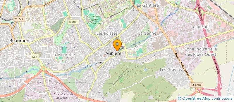 localisation de l'entreprise A2C CLERMONT  AUBIERE