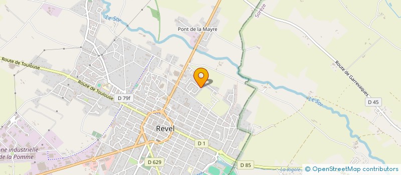 localisation de l'entreprise A2C-CONCEPTION à REVEL