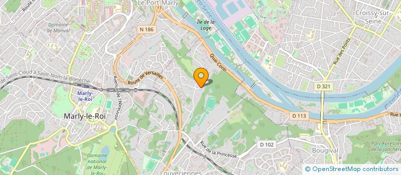 localisation de l'entreprise A2C CONSEIL  LOUVECIENNES