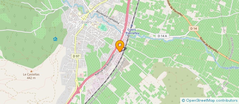 localisation de l'entreprise A2C CONSTRUCTION à CUERS