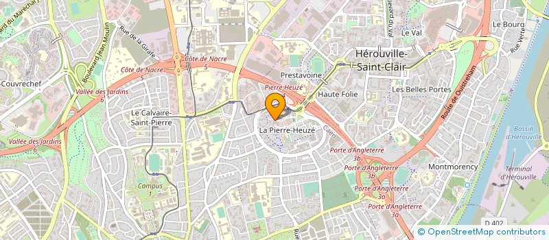 localisation de l'entreprise A2C CONTACT à CAEN
