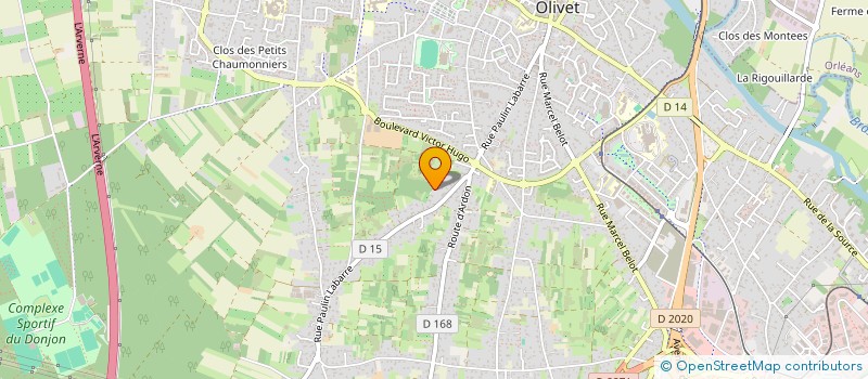 localisation de l'entreprise A2C COURTAGE CENTRE VAL DE LOIRE  OLIVET