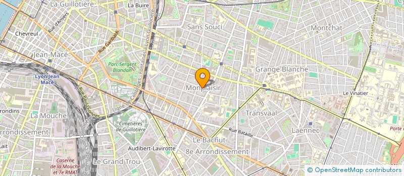 localisation de l'entreprise A2C DIFFUSION à LYON