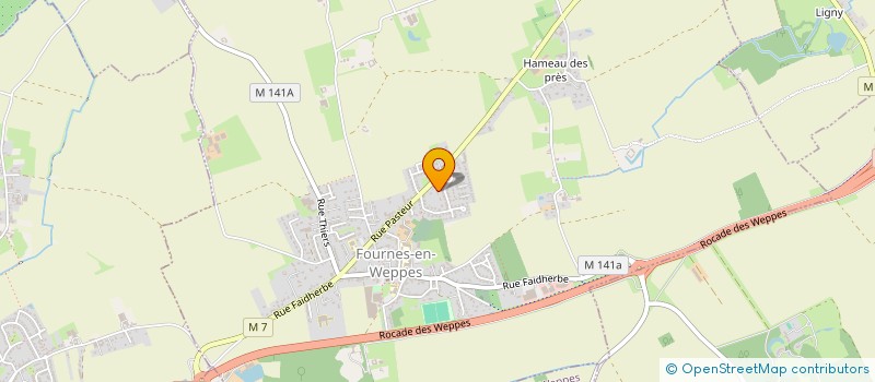 localisation de l'entreprise A2C IMMO  FOURNES-EN-WEPPES
